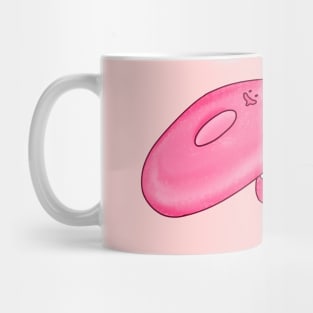 Salmon Bagel in PINK Mug